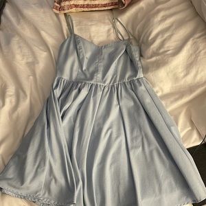 Mini Pinstriped dress